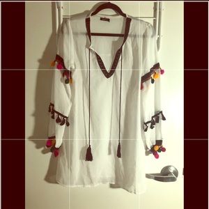 Pom Pom Beach Cover Up